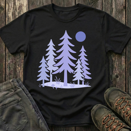 Serene Purple Forest T-shirt