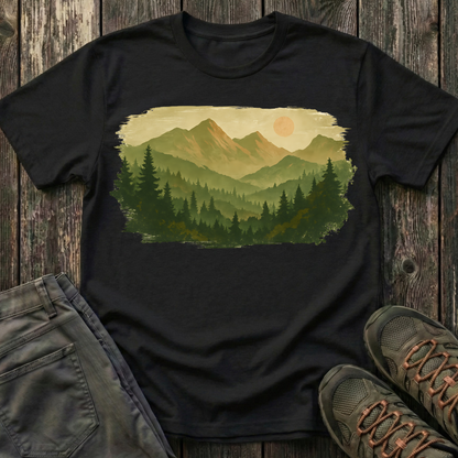 Brushstroke Landscape T-shirt