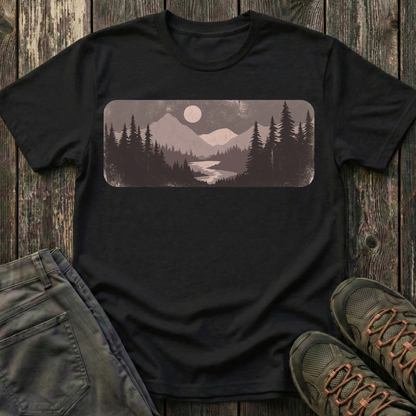 Vintage Moonlit Valley T-shirt
