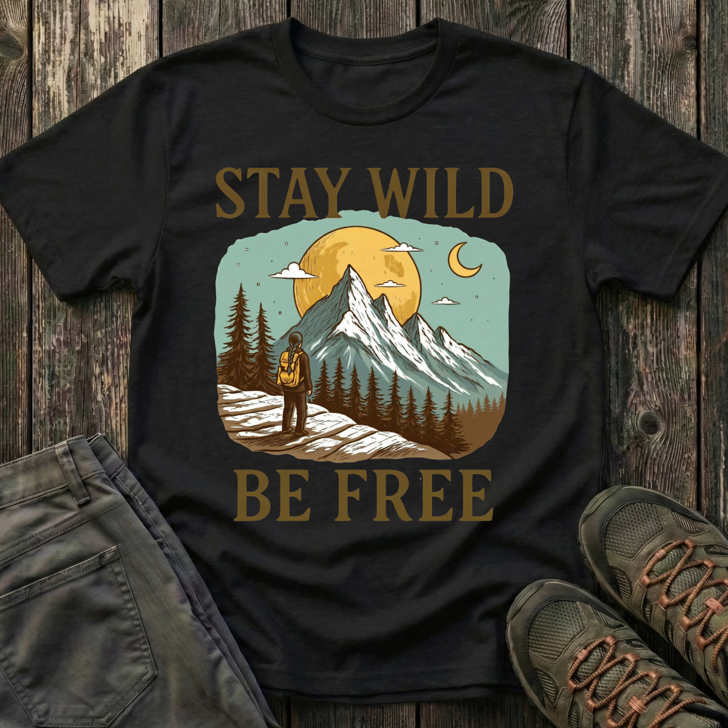 Stay Wild & Be Free Woman's T-shirt