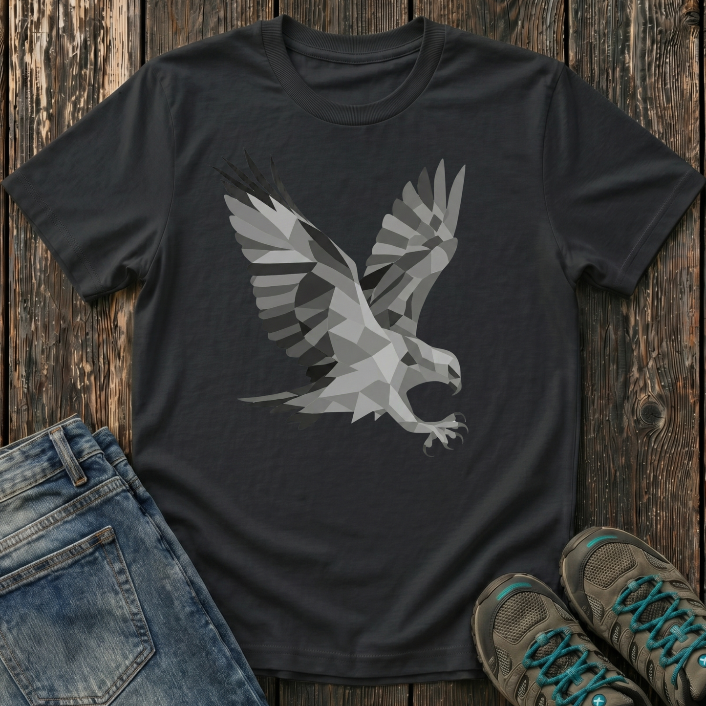 Children's Shapes of a Hawk T-shirt