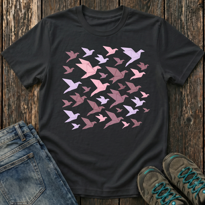 Children's Origami Birds Summer T-shirt