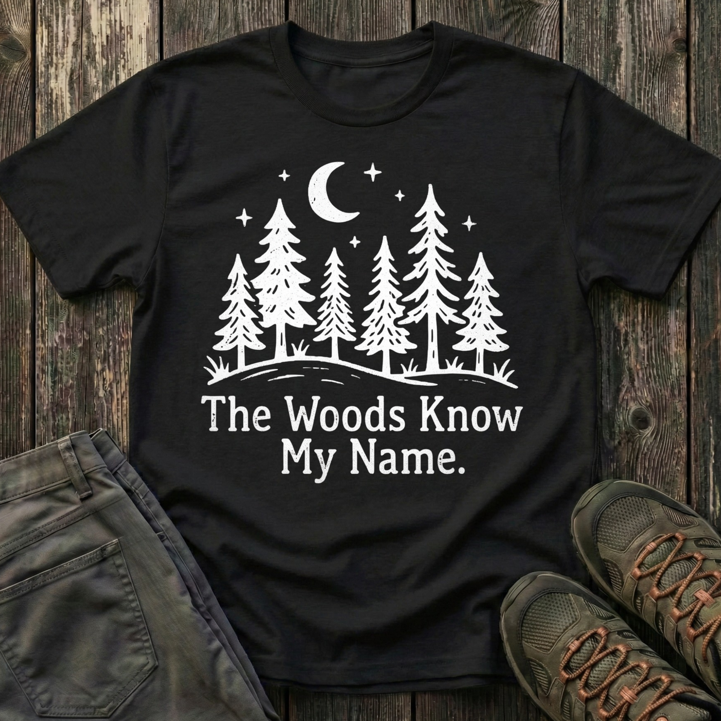The Woods Know My Name T-shirt