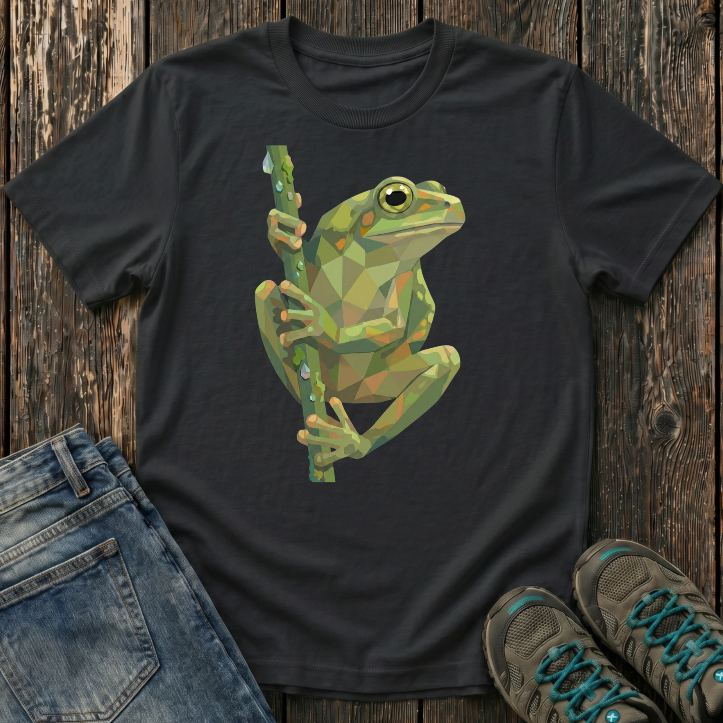 Children's Shapes of a Tree Frog T-shirt