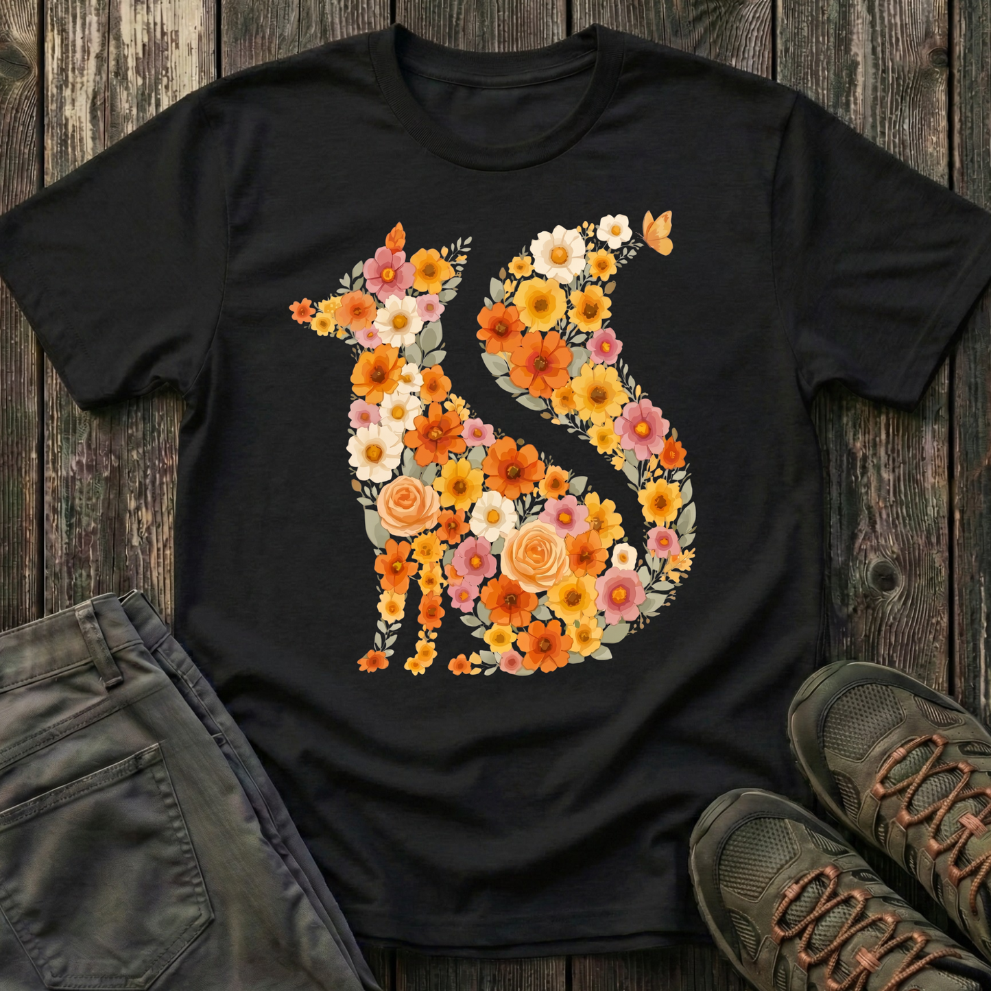 Blooming Fox T-shirt