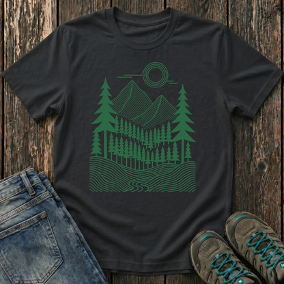 Children's Geometric Pines T-shirt
