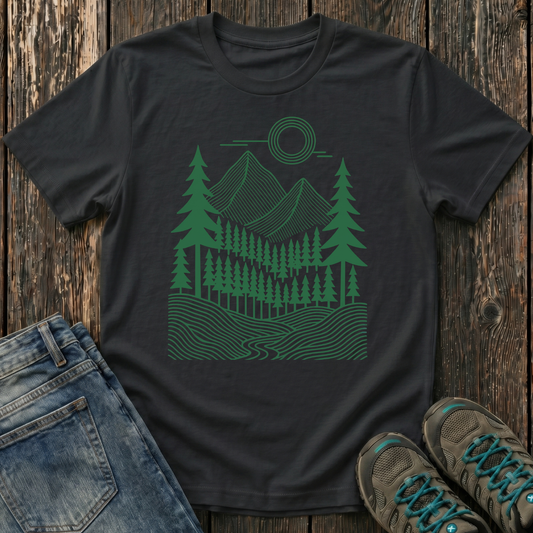 Children's Geometric Pines T-shirt