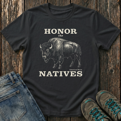 Children's Honor The Natives Bison T-shirt