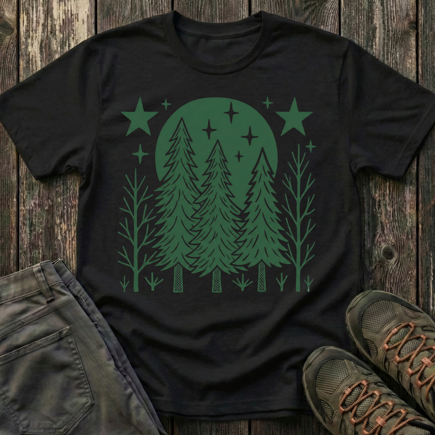 Mystic Forest Night T-shirt
