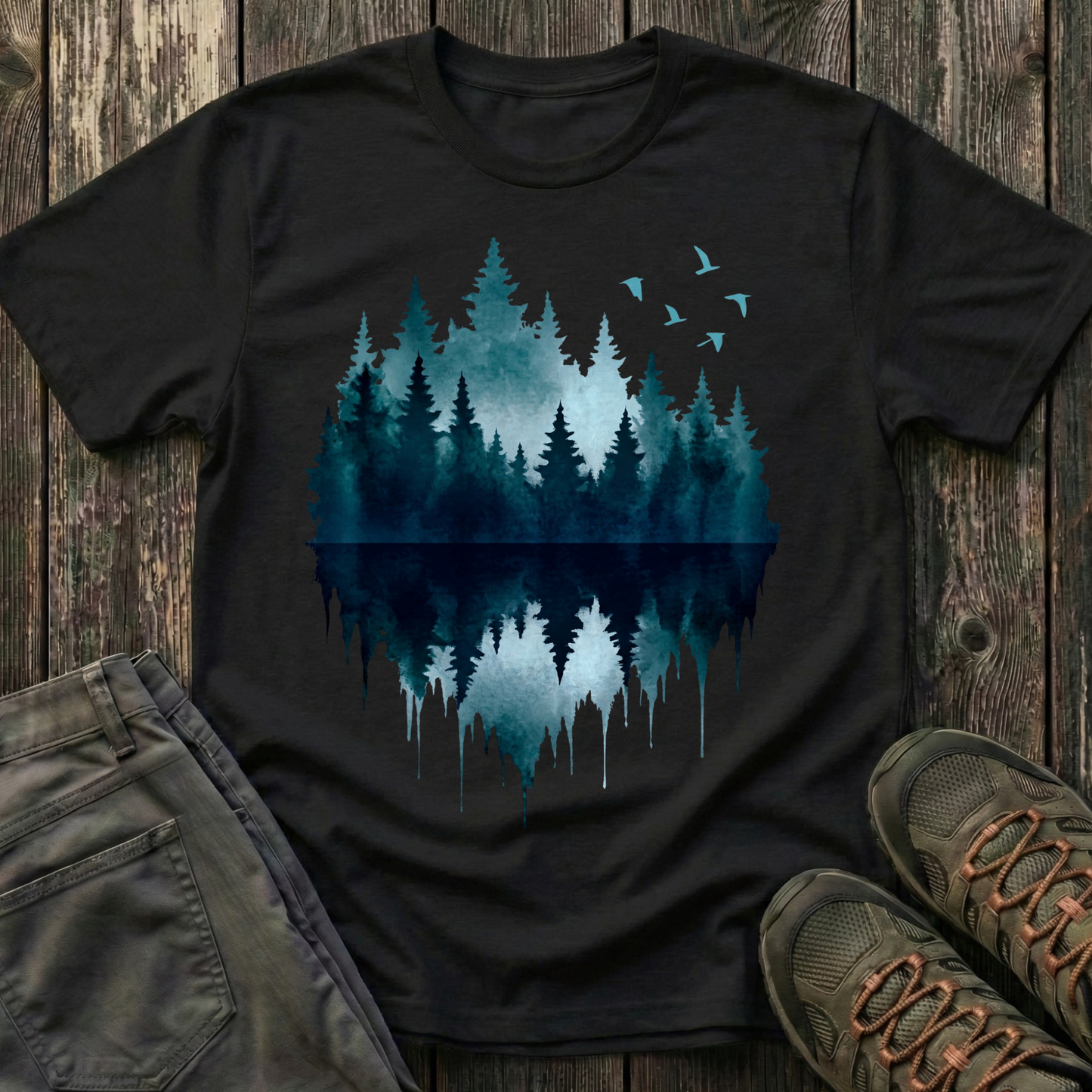 Ink Drip Forest T-shirt