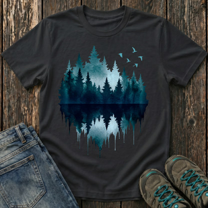 Children's Ink Drip Forest T-shirt