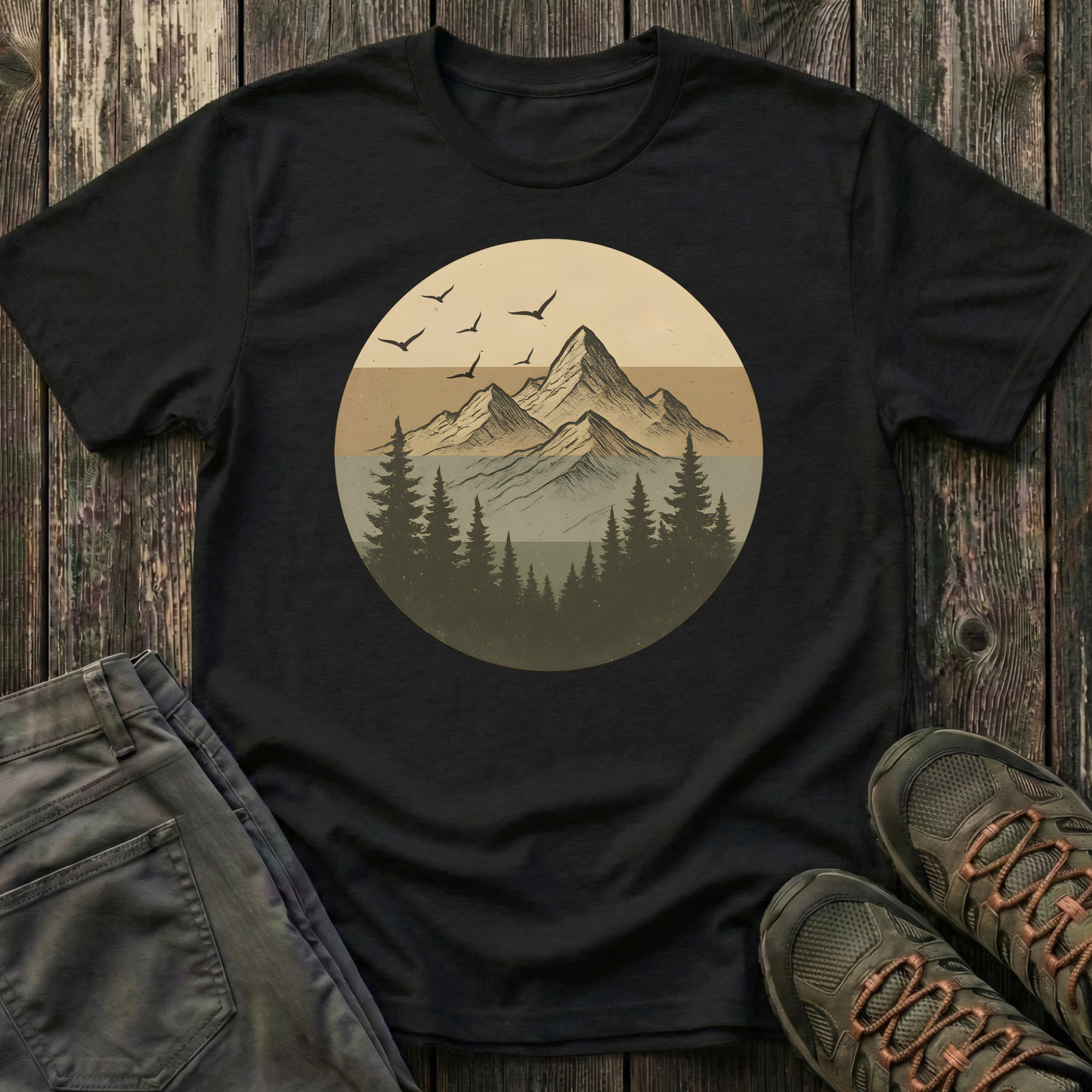 Earth Tones Landscape T-shirt