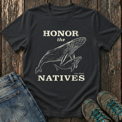 Children's Honor The Natives Gray Whale T-shirt