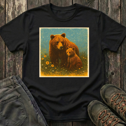 Mama And Cub Prairie Time T-shirt