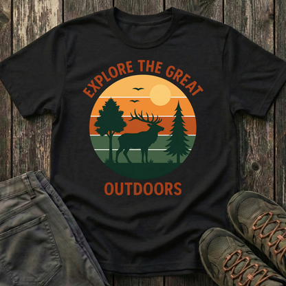 Retro Explore the Great Outdoors T-shirt