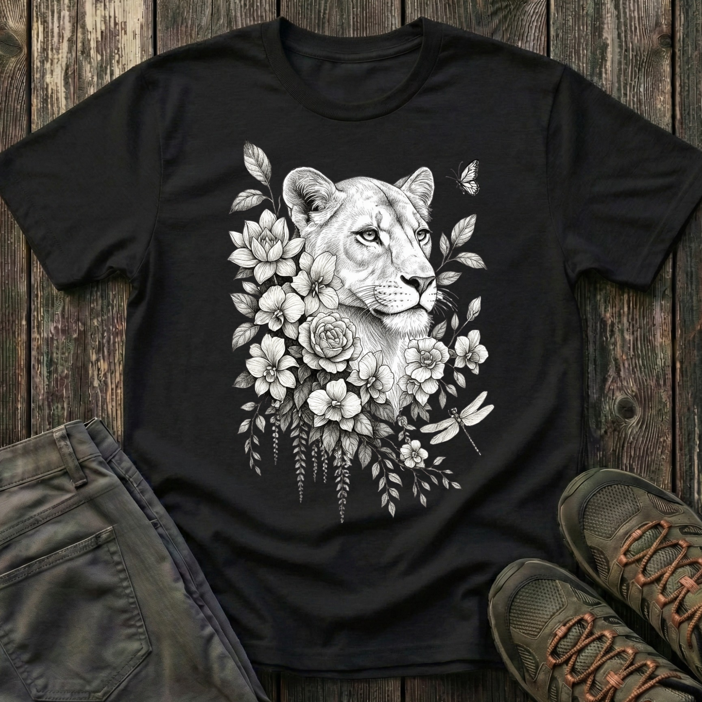 Lioness Portrait T-shirt