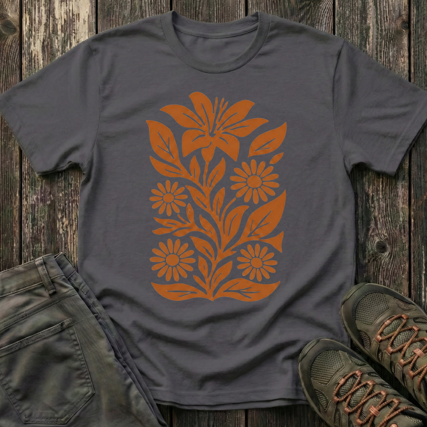 Daylily and Friends Ink Print T-shirt