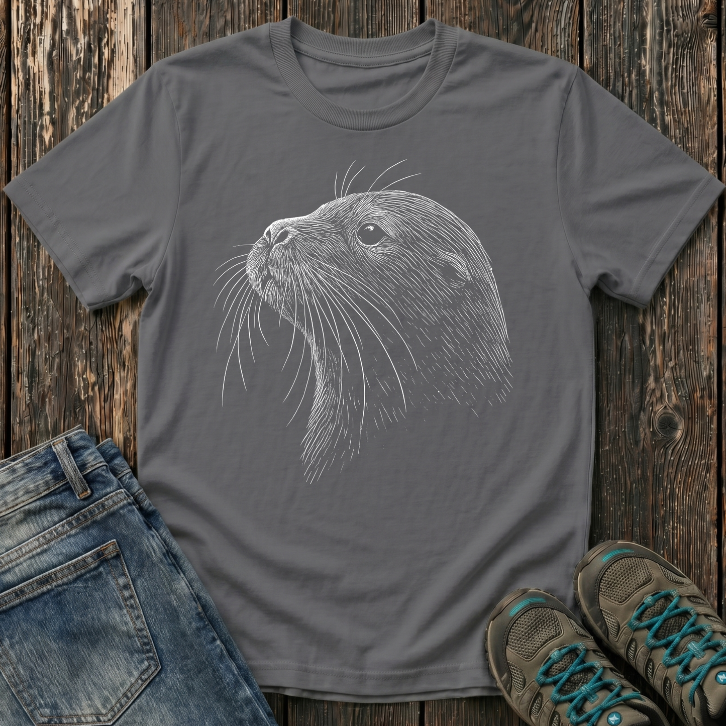 Children's Sea Lion Portrait T-shirt