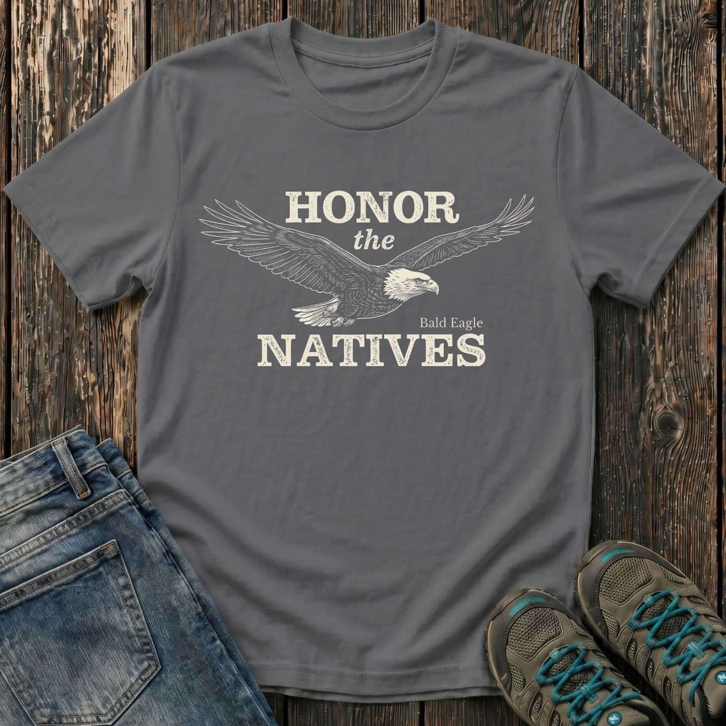 Children's Honor The Natives Bald Eagle T-shirt