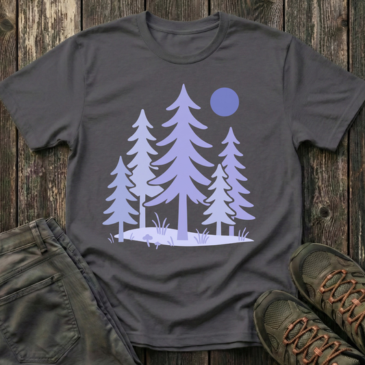 Serene Purple Forest T-shirt