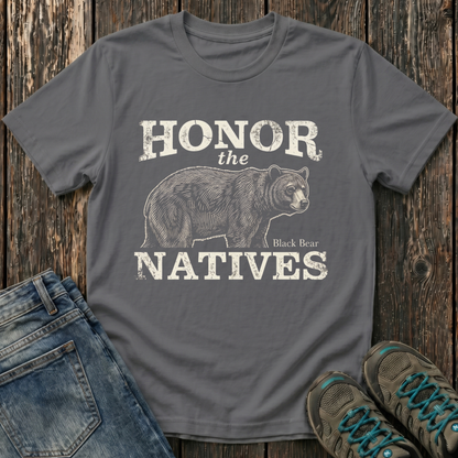 Children's Honor The Natives Black Bear T-shirt