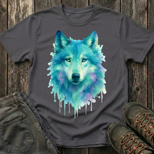 Watercolor Wolf Portrait T-shirt