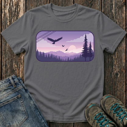 Children's Soaring Above the Twilight Pines T-shirt