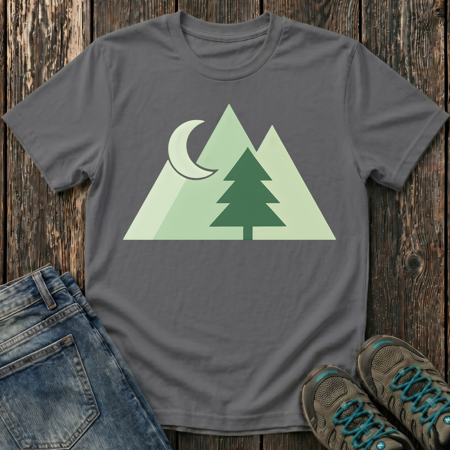 Children's Greenscale Mountains T-shirt
