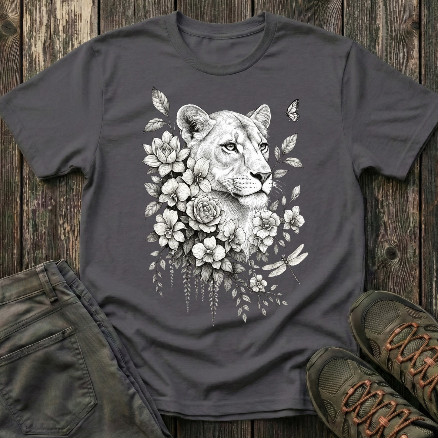 Lioness Portrait T-shirt