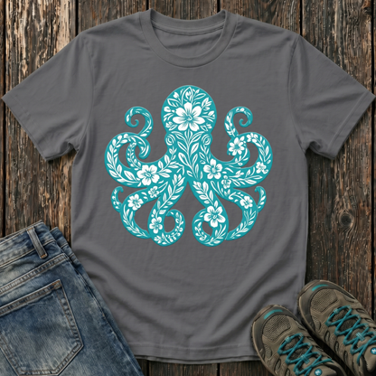 Children's Blooming Octopus T-shirt