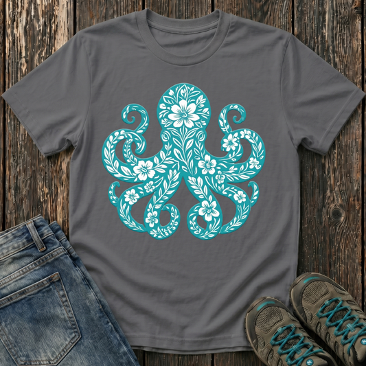 Children's Blooming Octopus T-shirt