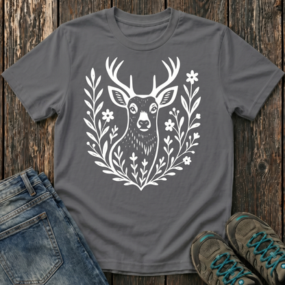 Children's Deer Portrait T-shirt