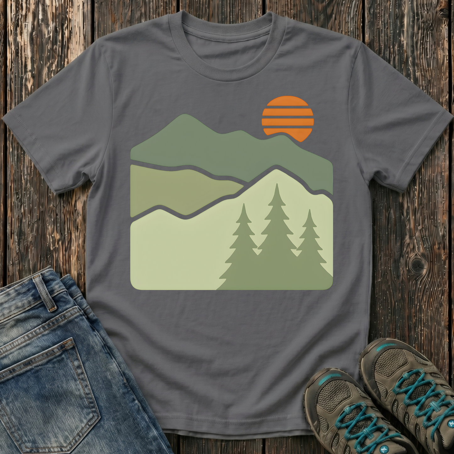 Children’s Retro Sun Rising T-shirt