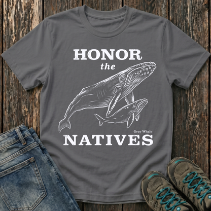 Children's Honor The Natives Gray Whale T-shirt