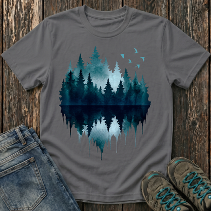 Children's Ink Drip Forest T-shirt