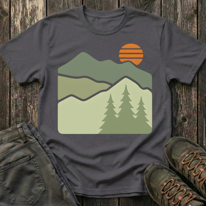 Retro Sun Rising T-shirt