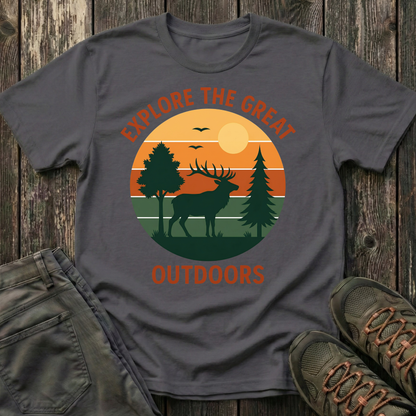 Retro Explore the Great Outdoors T-shirt