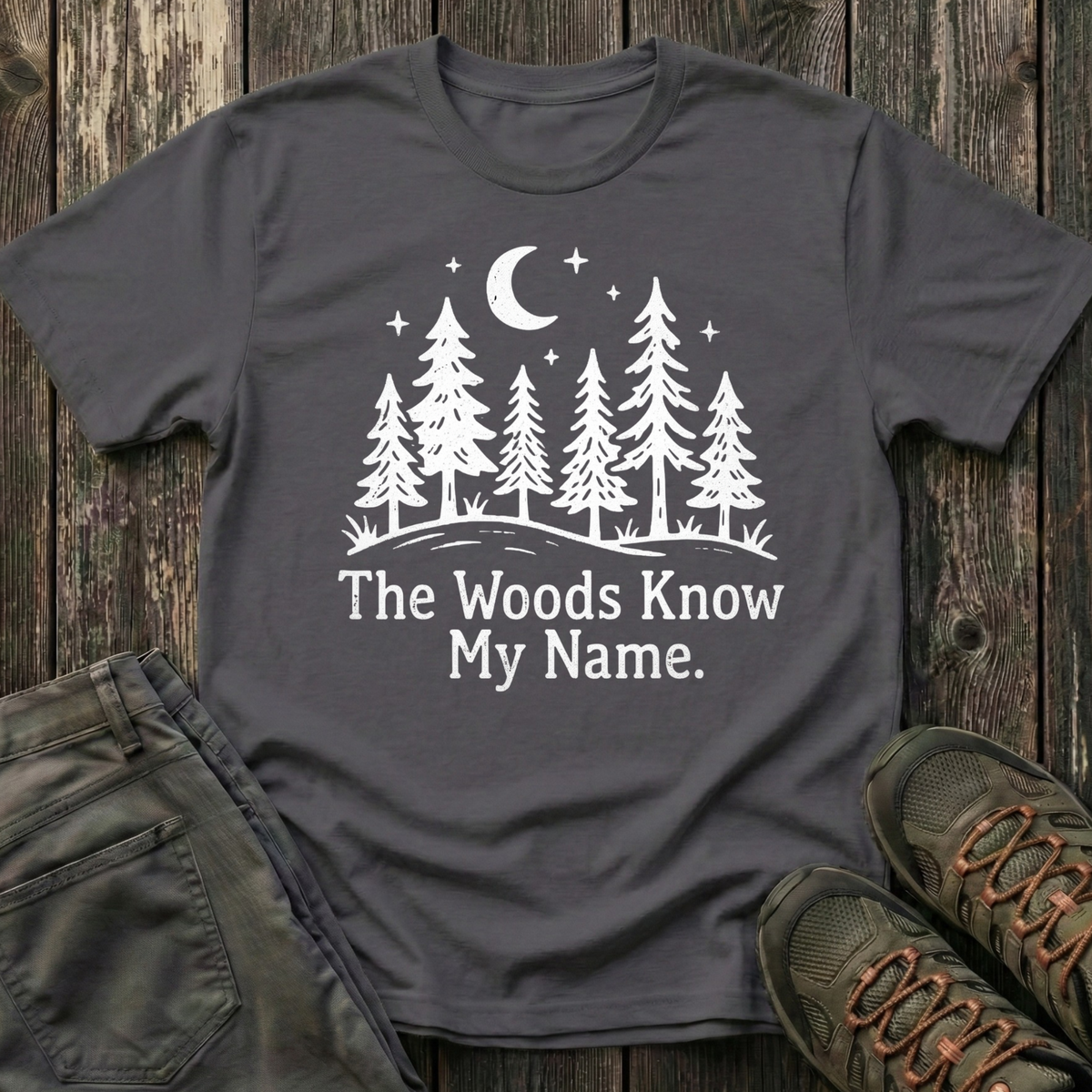 The Woods Know My Name T-shirt