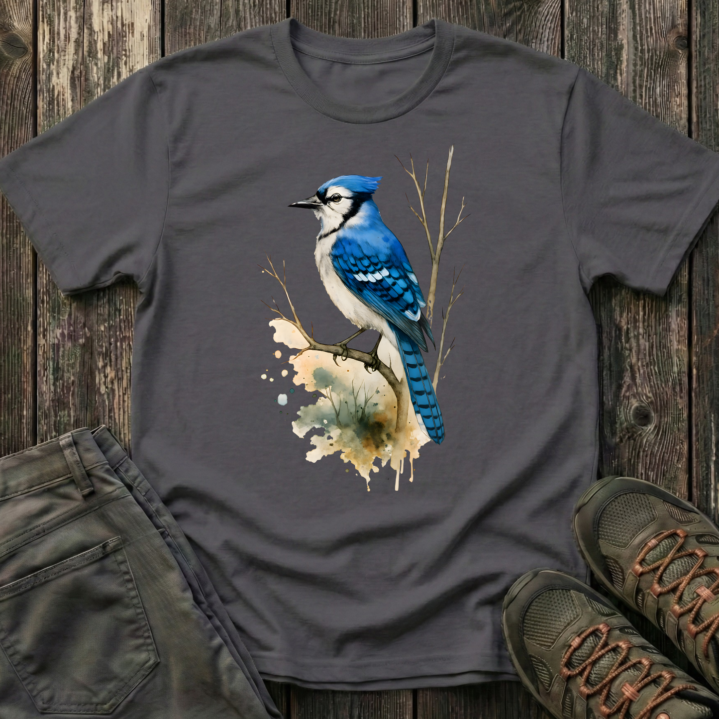 Blue Jay Portrait T-shirt