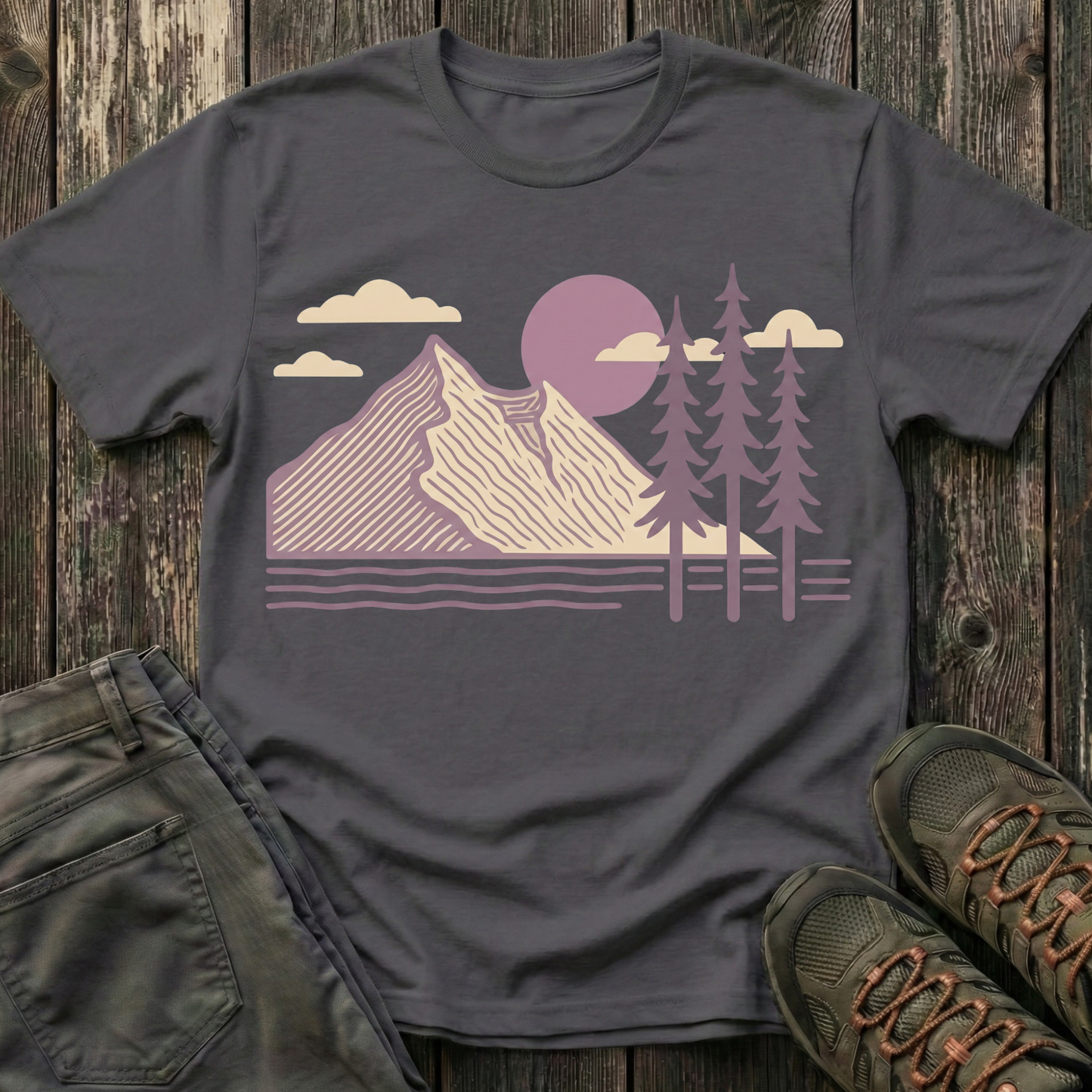 Lavender Mountain Sunset T-shirt