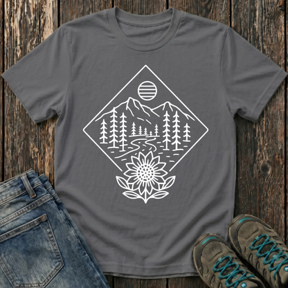 Children’s Sunflower Landscape T-shirt