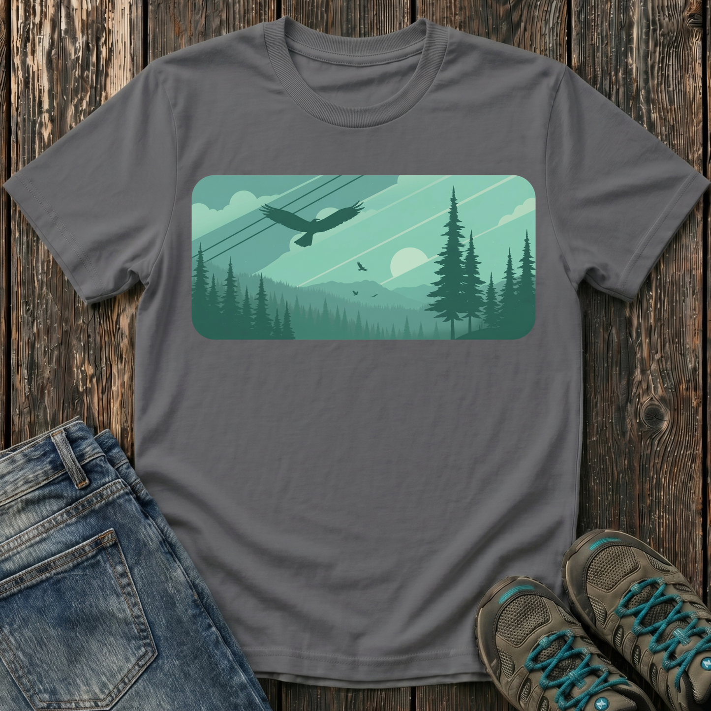 Children's Soaring Above the Pines T-shirt