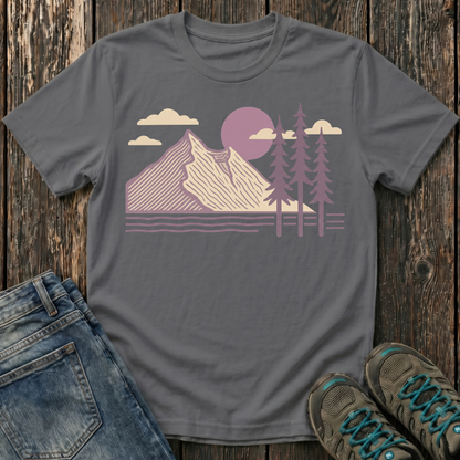 Children's Lavender Mountain Sunset T-shirt