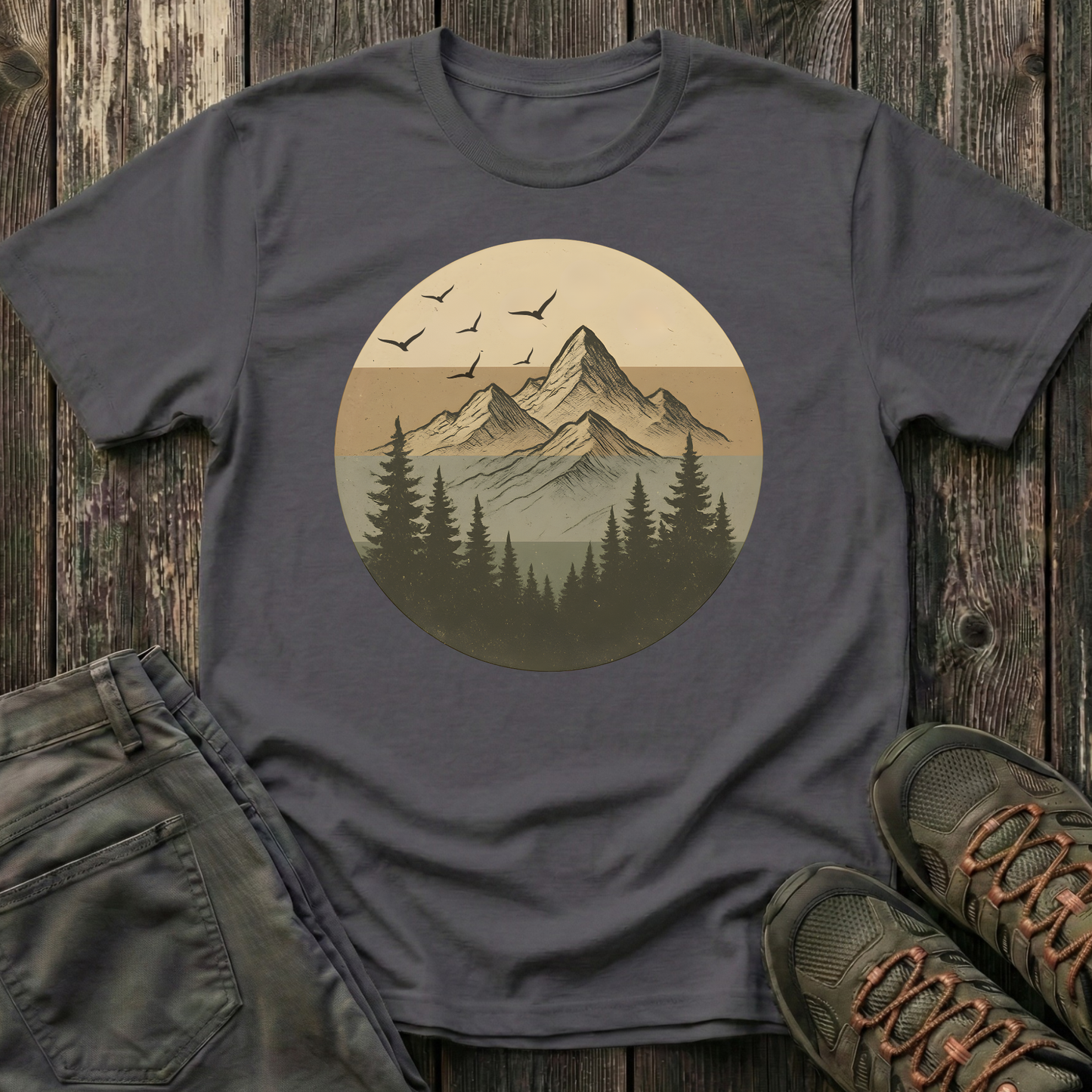 Earth Tones Landscape T-shirt