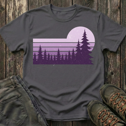 Retro Lilac Sunset T-shirt