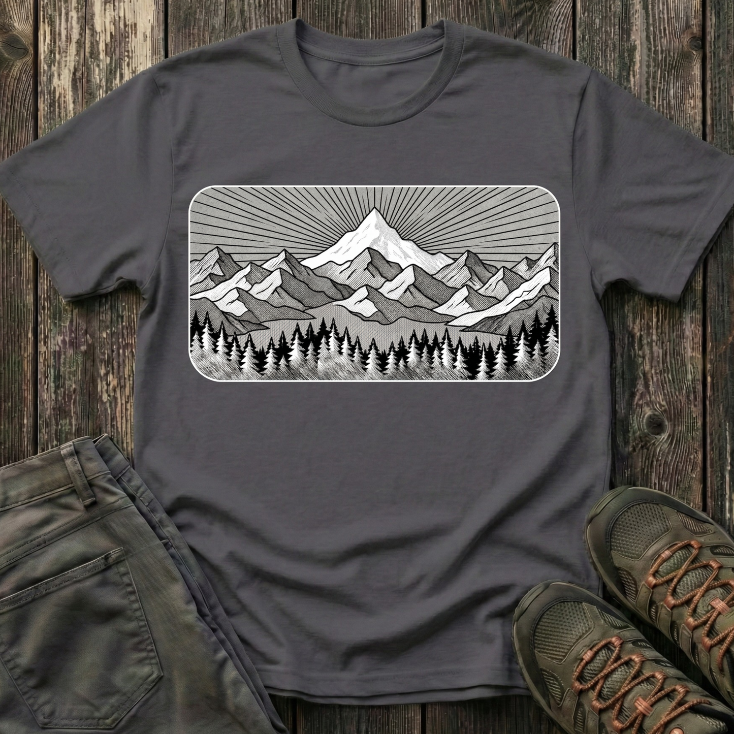 Sun Ray Peak Vintage T-shirt