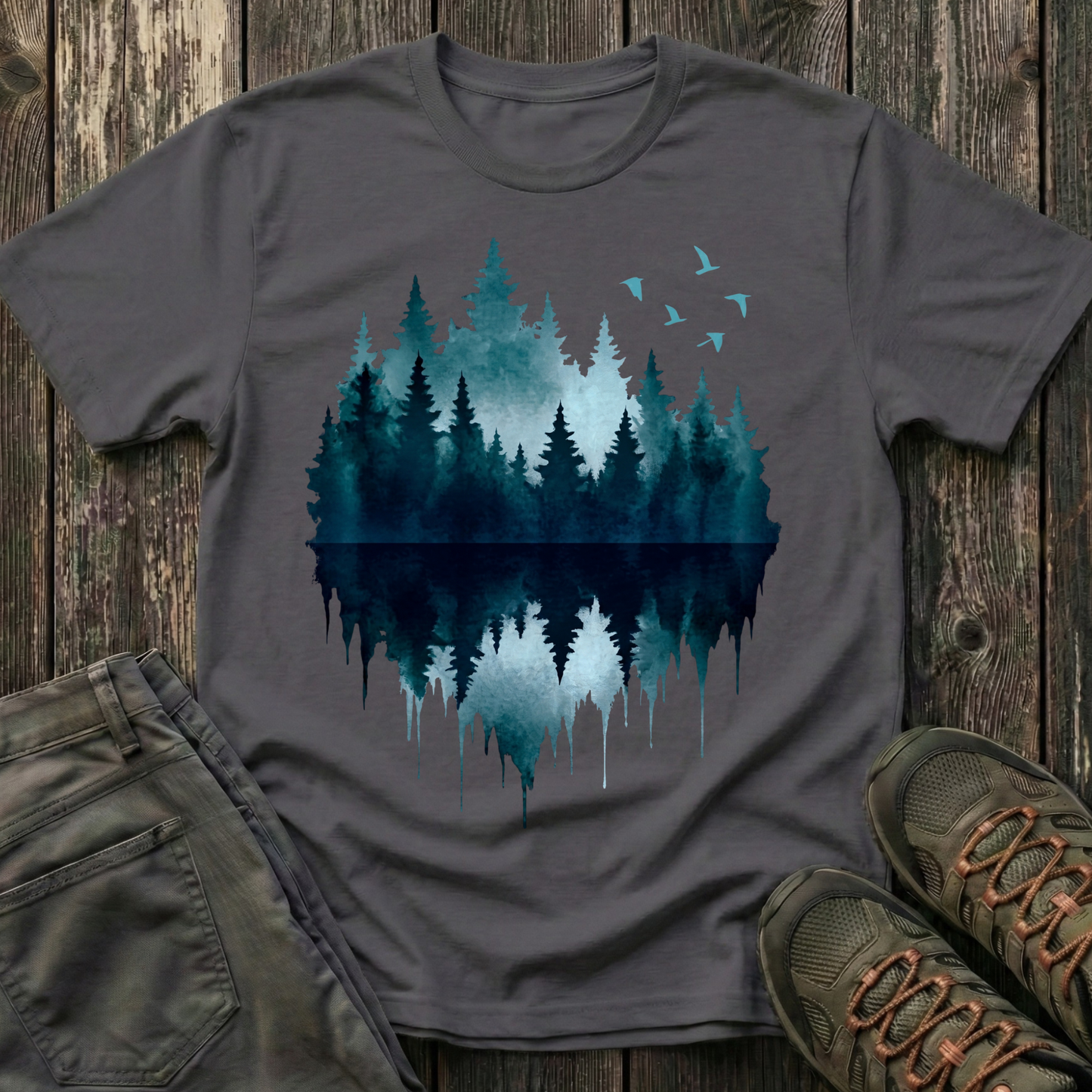 Ink Drip Forest T-shirt