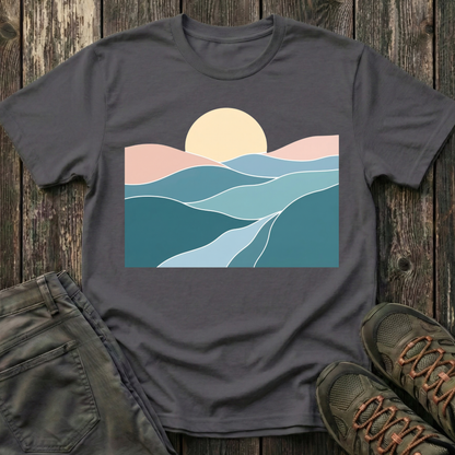 Sunset Over Rolling Hills T-shirt