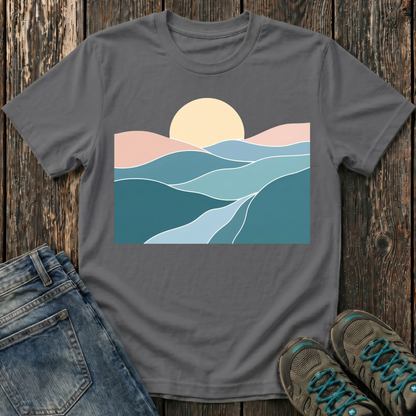 Children’s Sunset Over Rolling Hills T-shirt