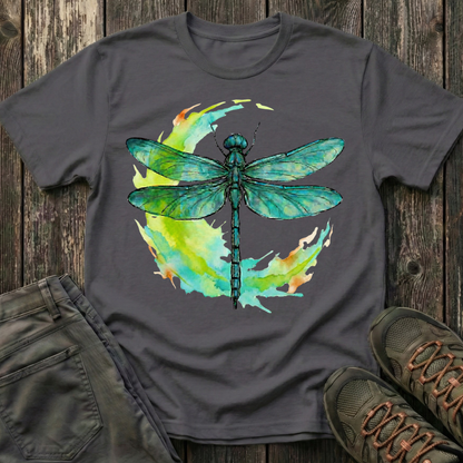 Dragonfly Moon Teal Splash